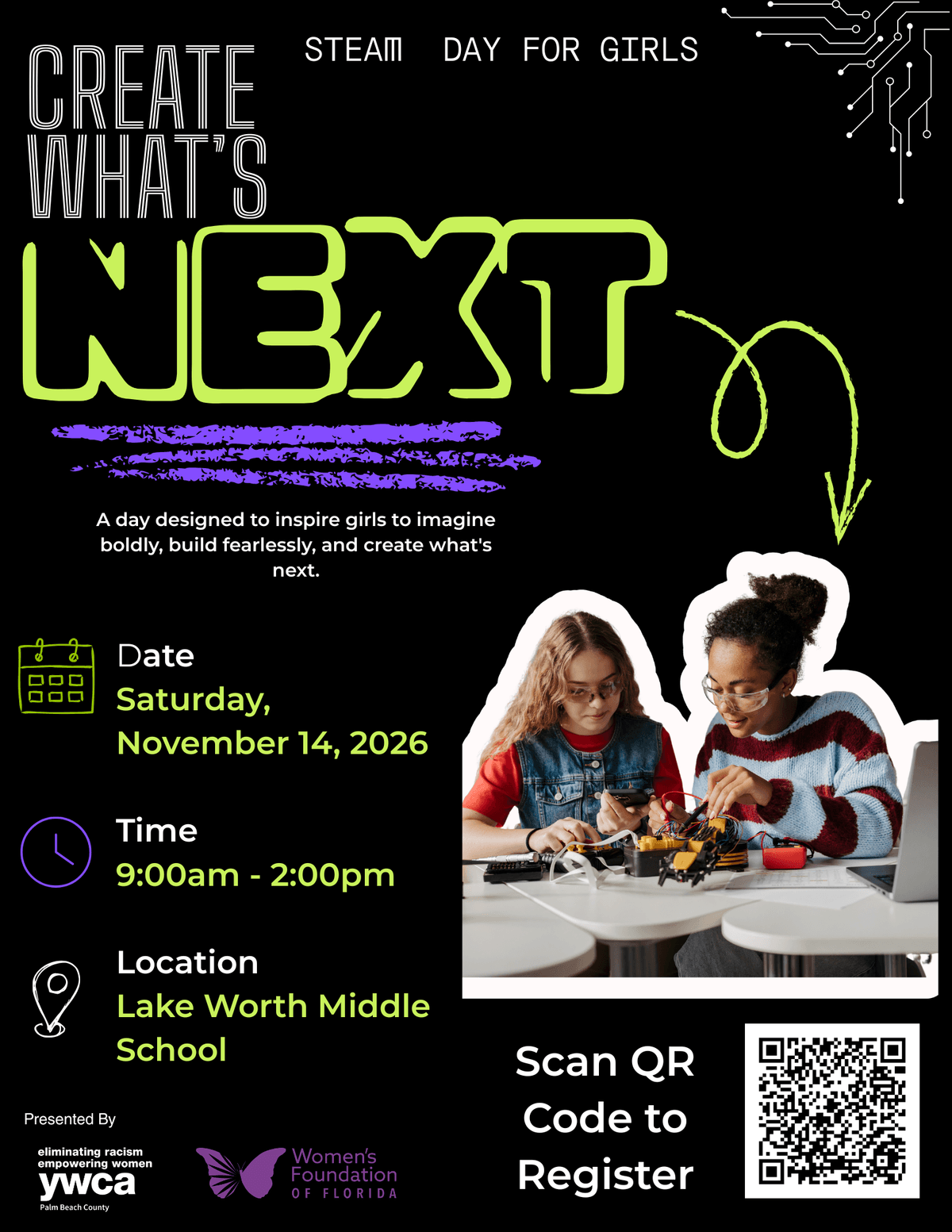 Hero image for Create What's Next | STEAM Day for Girls